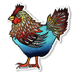 Rooster Sticker