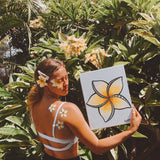 Plumeria Sticker