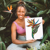 Birds of Paradise Flower Sticker