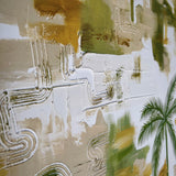 Tropical Palms Painting (Olive & Gold)