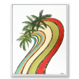 Palm Tree Wave Painting