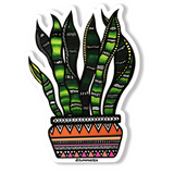 Snake Plant Sticker