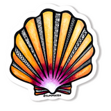 Sunrise Shell Sticker