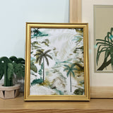 Tropical Palms Print (Olive & Ocean)